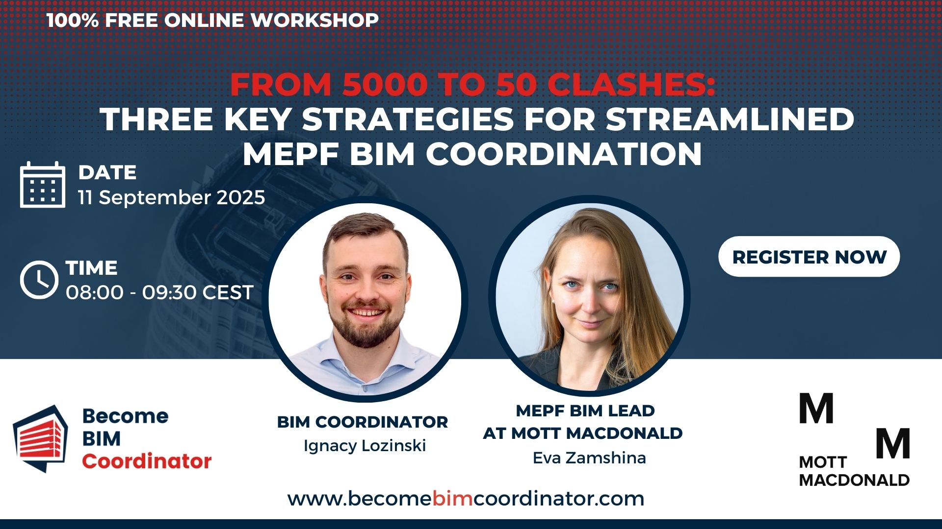 From 5000 to 50 Clashes: Three Key Strategies for Streamlined MEPF BIM Coordination