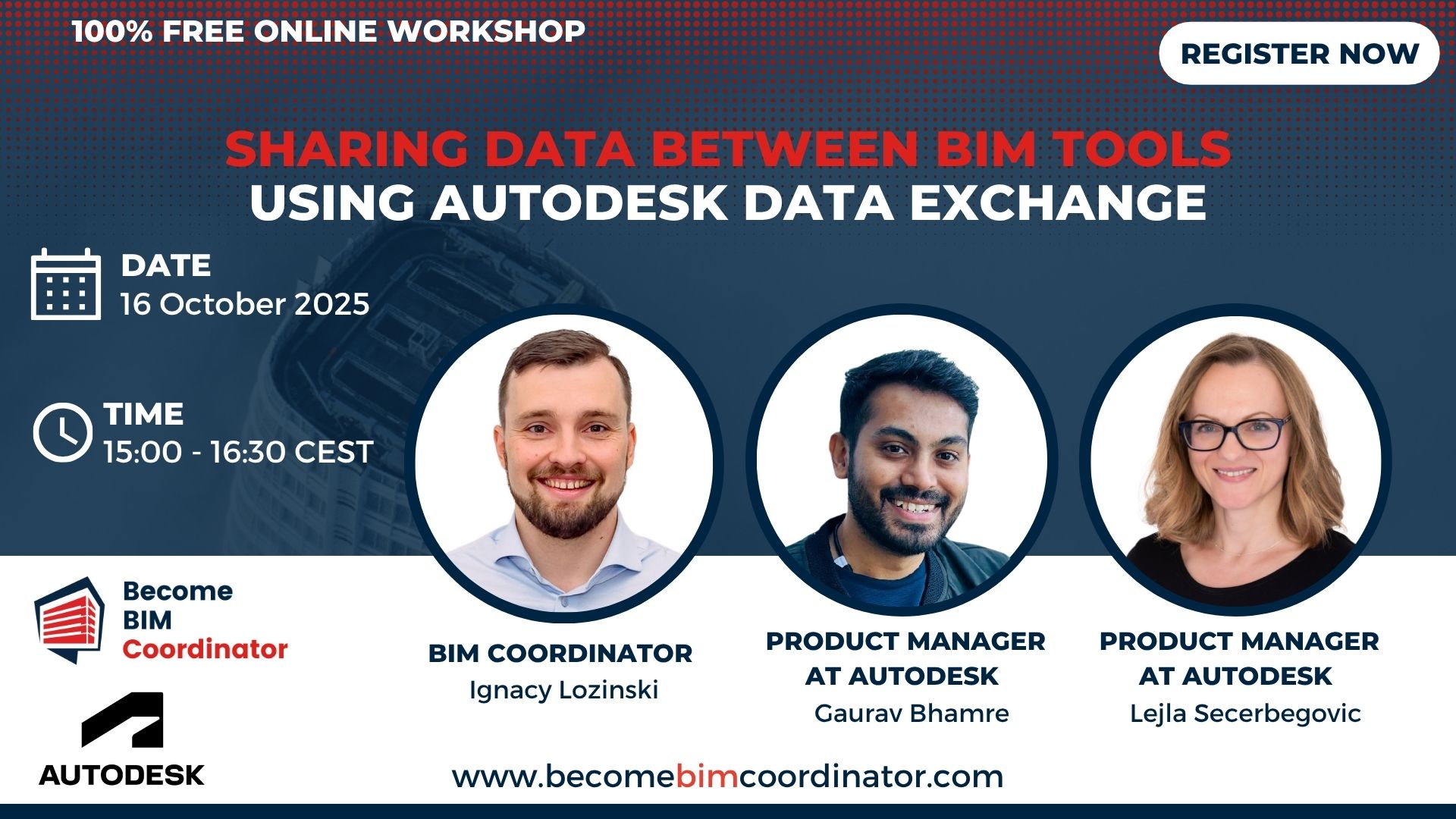 Sharing data between BIM tools using Autodesk Data Exchange